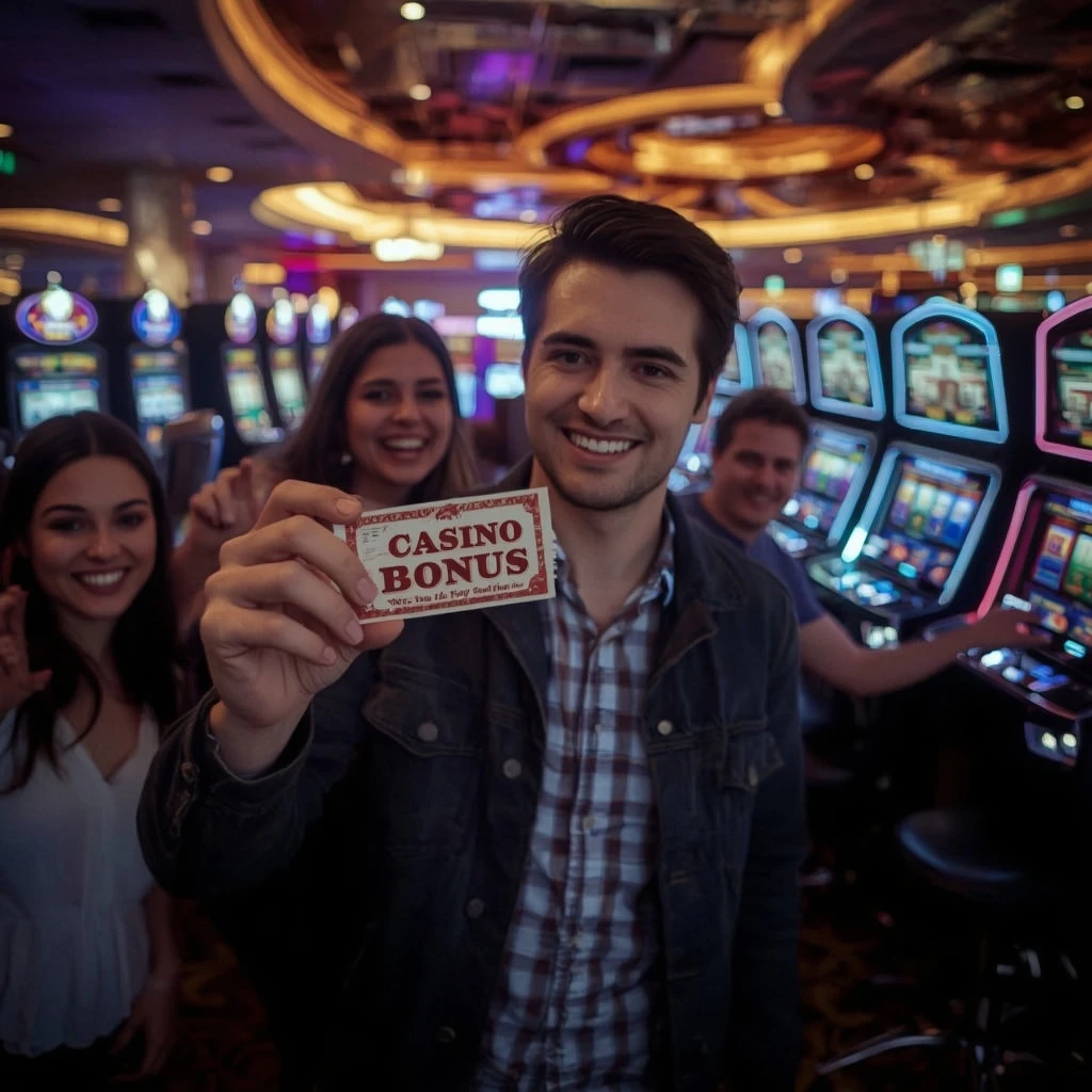 persona con un bono de casino WIN CASINO