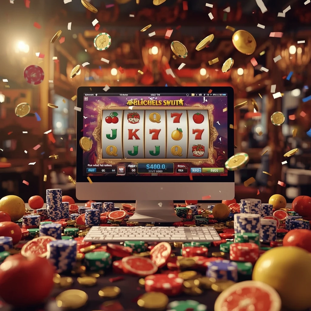 máquinas tragamonedas en la pantalla WIN CASINO